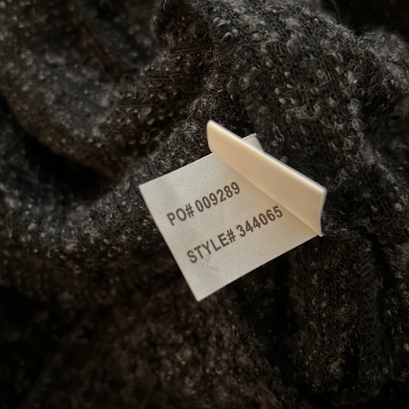 Carbon2Cobalt women’s hooded zip up sweater fuzzy Boucle brown - Picture 7 of 7